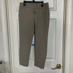 Khaki slack pants